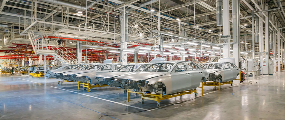 Automobile assembly line production