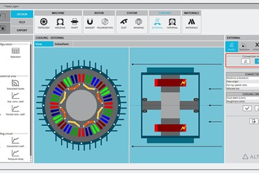 Altair FluxMotor - Thermal Design, Test, and NVH Evaluation