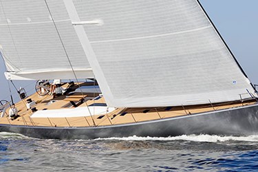 Performance Superyacht Sails with Lightweight Anchor Arm